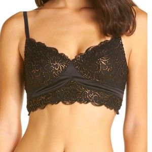 Free People Intimately Evelina Sheer Bralette size L